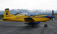 N902AK @ PAQ - Pilatus PC-7 of the Alaska State Forestry sits at its maintenance base in Palmer AK - by Terry Fletcher