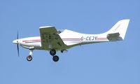 G-CEJY @ EGBK - Dynamic WT9 landing at Sywell - by Simon Palmer