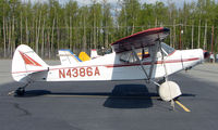 N4386A @ IYS - Piper PA18A at Wasilla Airport - by Terry Fletcher