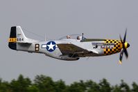 N51EA @ SFQ - 1944 North American P-51D N51EA making a high-speed pass down RWY 22. - by Dean Heald