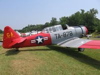 N6558D - AT-6 at Steele Field, Walnut Cove NC - by Tom Cooke