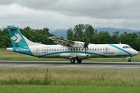 I-ADLT @ LFSB - Air Dolomiti ATR-72 arriving from MUC - by runway16