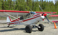 N4147E @ IYS - Piper Pa-18-150 at Wasilla , AK - by Terry Fletcher