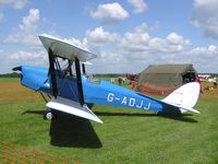 G-ADJJ @ EGWN - Tiger Moth - by Simon Palmer