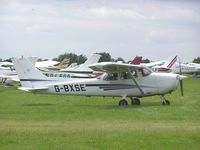 G-BXSE @ EGTB - Cessna 172 taxying out from Booker - by Simon Palmer