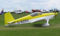 G-BZRV @ EGTB - RV-6 taxying out from Booker - by Simon Palmer