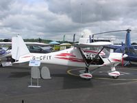 G-CFIY @ EGTB - Ikarus C42 exhibited at Aero Expo - by Simon Palmer
