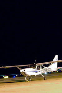 N646SA @ KCLL - Practicing some night shots - by Martial