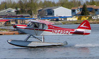 N3495Z @ LHD - Piper Pa-18A-150 at Lake Hood - by Terry Fletcher