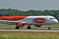 OY-VKE @ LFSB - My Travel Scandinavia departing empty to Klagenfurt - by runway16