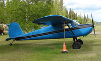 N76000 @ AK28 - 1946 Cessna 120 at Chena Marina , Fairbanks - by Terry Fletcher
