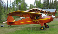 N95064 @ AK28 - 1946 Taylorcraft BC12-D at Chena Marina , Fairbanks - by Terry Fletcher