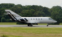 UR-CCB @ EGGW - Ukranian Falcon 20 at Luton in June 2008 - by Terry Fletcher