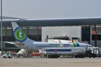 PH-XRB @ LEAL - transavia holland at gate - by runway16