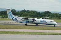 G-JEDI @ EGCC - Flybe - Taxiing - by David Burrell