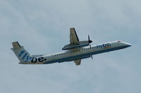 G-JEDI @ EGCC - Flybe - Taking off - by David Burrell