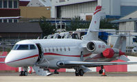 HB-JKG @ EGGW - Gulfstream 200 on stand with Harrods Aviation at Luton - by Terry Fletcher