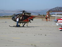 N5286J @ OAR - Hughes Helicopters Inc 369E in late afternoon sun @ Seaside, CA - by Steve Nation