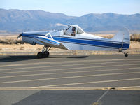 N7430Z @ MEV - Glider tug 1965 Piper PA-25-235 taxying @ Minden, NV - by Steve Nation