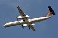 D-ADHP @ LFSB - Lufthansa (Augsburg Airways) landing rwy 34 - by runway16
