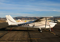 N8353X @ CXP - 1961 Cessna 172C with cockpit covered @ Carson City, NV - by Steve Nation