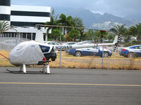 N209KR @ HNL - 1992 Robinson Helicopter R22 BETA @ Honolulu, HI - by Steve Nation