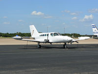  @ ACT - Unmarked Cessna 421 at Waco Regional - by Zane Adams