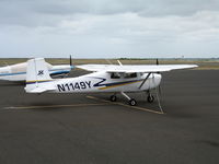 N1149Y @ HNL - George's (Air Service) 1962 Cessna 150B @ Honolulu, HI - by Steve Nation