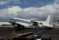N9796N @ HNL - Kamaka Air Inc. (air cargo) 1952 Douglas R4D-8 @ Honolulu, HI - by Steve Nation