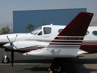 UNKNOWN @ STS - RAM conversion CLOSE-UP winglets 1979 Cessna 414A N414GM? (no rudder) @ Petaluma, CA - by Steve Nation
