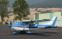 N3008Y @ DVO - 1962 Cessna 182E in very hazy conditions @ Novato-Gnoss Field, CA - by Steve Nation