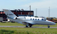 G-OEBJ @ EGGW - Cessna 525 at Luton - by Terry Fletcher