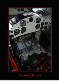 N28KT @ KAPA - View of Power Play backseat control panel. - by Bluedharma