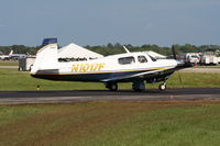 N1017F @ LAL - Mooney M20J - by Florida Metal