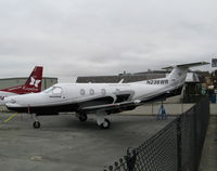 N236WR @ SQL - 2007 Pilatus Aircraft Ltd PC-12/47 minus prop @ San Carlos, CA - by Steve Nation