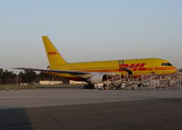 N773AX @ OAK - Early morning shot of DHL 1983 Boeing 767-281 freighter @ Oakland, CA - by Steve Nation