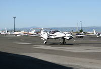 N328TS @ PAO - 2006 Diamond Aircraft Ind Inc DA 42 head-on taxying @ Palo Alto, CA - by Steve Nation