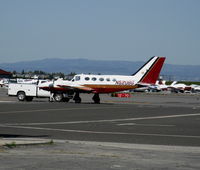 N520BG @ SQL - 1984 Cessna 421C @ San Carlos, CA - by Steve Nation