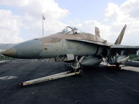 UNKNOWN @ KHNL - US Navy FA-18C on the USS Nimitz in Pearl Harbor - by Iflysky5