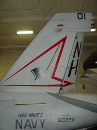 165862 - USN FA-18E CAG bird tail - by Iflysky5