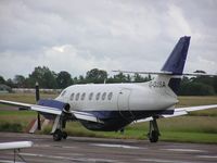 G-OJSA @ EGTC - Jetstream at Cranfield - by Simon Palmer