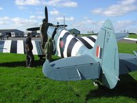 G-MKXI @ EGBT - Have a look, it's a real Spitfire - by Simon Palmer