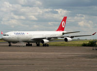 6Y-JMP @ LFLX - Parked here for its new customer... and waiting delivery. Ex. Air Canada and Air Jamaïca - by Shunn311