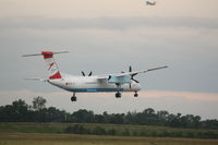 OE-LGI @ LOWW - Dash 8 landing RWY34 - by Amadeus