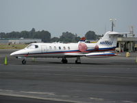 N800GJ @ HWD - 1980 Gates Learjet Corp. 35A in smoky conditions @ Hayward Air Terminal, CA - by Steve Nation