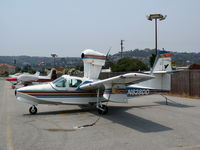 N828DD @ SQL - 1977 Consolidated Aeronautics Inc. LAKE LA-4-200 in smoky conditions @ San Carlos, CA - by Steve Nation