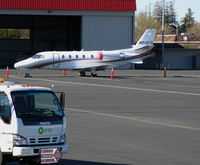 N816CS @ SAC - Ventura, CA-based CHF Express 2001 Cessna 560XL @ Sacramento Executive Airport, CA  - by Steve Nation