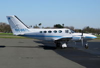 N6867L @ SAC - San Luis Obispo, CA-based Straight Down Enterprises Cessna 421C @ Sacramento Executive Airport, CA - by Steve Nation