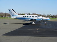 N6867L @ SAC - San Luis Obispo, CA-based Straight Down Enterprises Cessna 421C @ Sacramento Executive Airport, CA - by Steve Nation