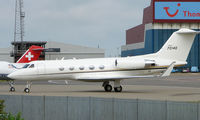 87-0140 @ EGGW - Gulfstream C-20E at Luton in July 2008 - by Terry Fletcher